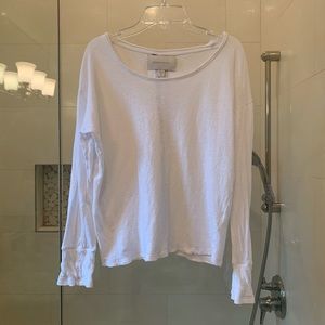 Brochu walker Milam white long sleeve tshirt
